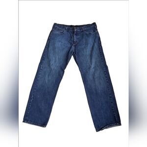 ❤️Calvin Klein Relaxed Straight Fit Blue Denim Jeans Size 40 EUC